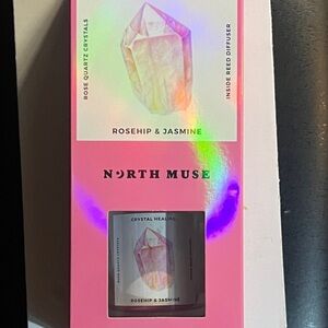 Rose Quartz Crystal Reed Diffuser - Pink